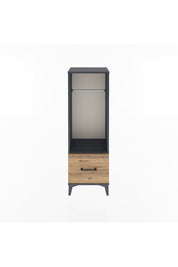 Arges Dolap Tek Raflı Tek Çekmeceli Tek Askılı 44x30x134 - S16M091V6A