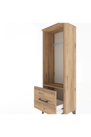 Arges Dolap Tek Raflı Tek Çekmeceli Tek Askılı 44x30x134 - S16M091V9A