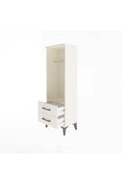 Arges Dolap Tek Raflı 2 Çekmeceli Tek Askılı 44x30x134 - S16M092V1A