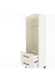 Arges Dolap Tek Raflı 2 Çekmeceli Tek Askılı 44x30x134 - S16M092V1A