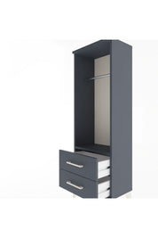 Arges Dolap Tek Raflı 2 Çekmeceli Tek Askılı 44x30x134 - S16M092V5A