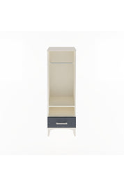 Arges Dolap 2 Raflı Tek Çekmeceli Tek Askılı 44x30x134 - S16M093V2A
