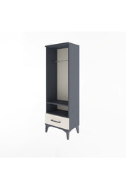 Arges Dolap 2 Raflı Tek Çekmeceli Tek Askılı 44x30x134 - S16M093V4A