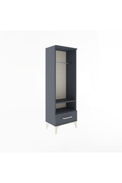 Arges Dolap 2 Raflı Tek Çekmeceli Tek Askılı 44x30x134 - S16M093V5A