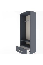 Arges Dolap 2 Raflı Tek Çekmeceli Tek Askılı 44x30x134 - S16M093V5A