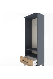 Arges Dolap 2 Raflı Tek Çekmeceli Tek Askılı 44x30x134 - S16M093V6A