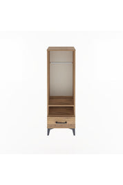 Arges Dolap 2 Raflı Tek Çekmeceli Tek Askılı 44x30x134 - S16M093V9A