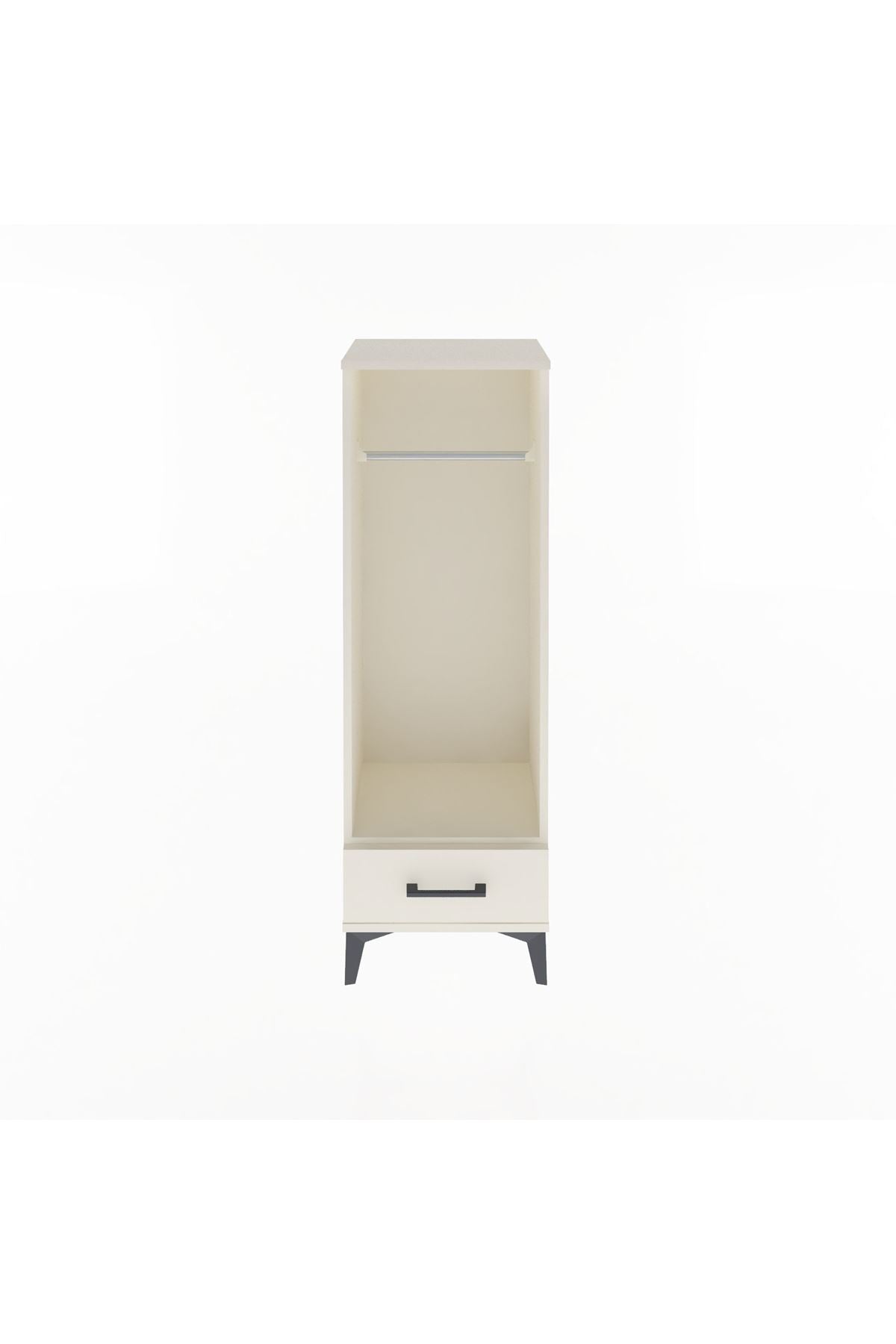 Arges Dolap Tek Raflı Tek Çekmeceli Tek Askılı 44x30x134 - S16M094V1A