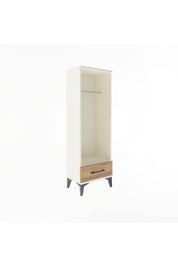 Arges Dolap Tek Raflı Tek Çekmeceli Tek Askılı 44x30x134 - S16M094V3A