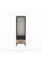 Arges Dolap Tek Raflı Tek Çekmeceli Tek Askılı 44x30x134 - S16M094V6A