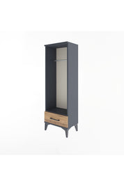 Arges Dolap Tek Raflı Tek Çekmeceli Tek Askılı 44x30x134 - S16M094V6A