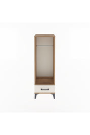 Arges Dolap Tek Raflı Tek Çekmeceli Tek Askılı 44x30x134 - S16M094V7A