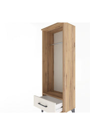 Arges Dolap Tek Raflı Tek Çekmeceli Tek Askılı 44x30x134 - S16M094V7A
