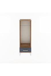 Arges Dolap Tek Raflı Tek Çekmeceli Tek Askılı 44x30x134 - S16M094V8A