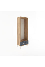 Arges Dolap Tek Raflı Tek Çekmeceli Tek Askılı 44x30x134 - S16M094V8A