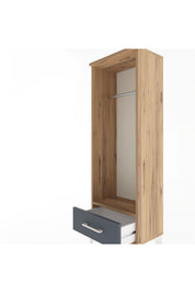 Arges Dolap Tek Raflı Tek Çekmeceli Tek Askılı 44x30x134 - S16M094V8A