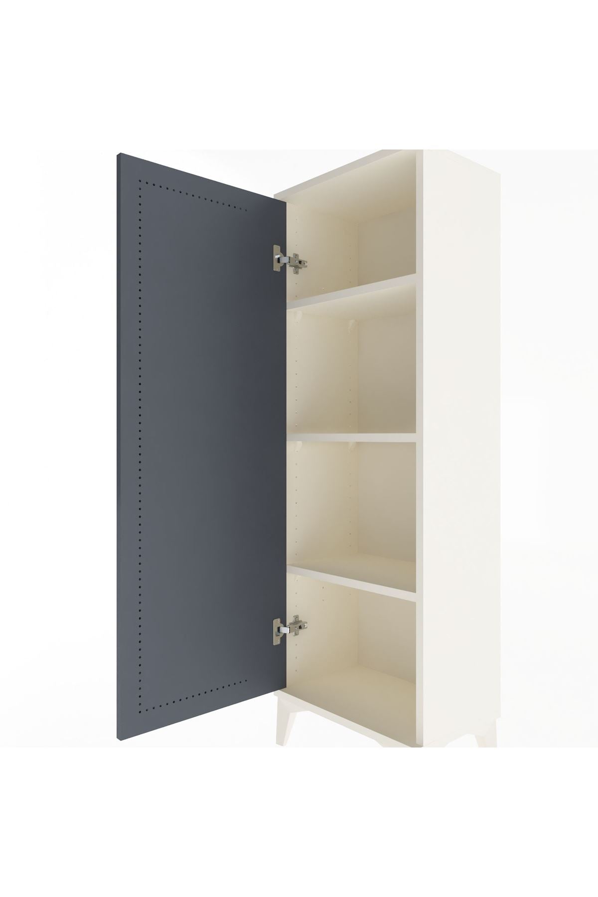 Arges Dolap 3 Raflı Tek Kapaklı 44x30x134 - S16M095V2A