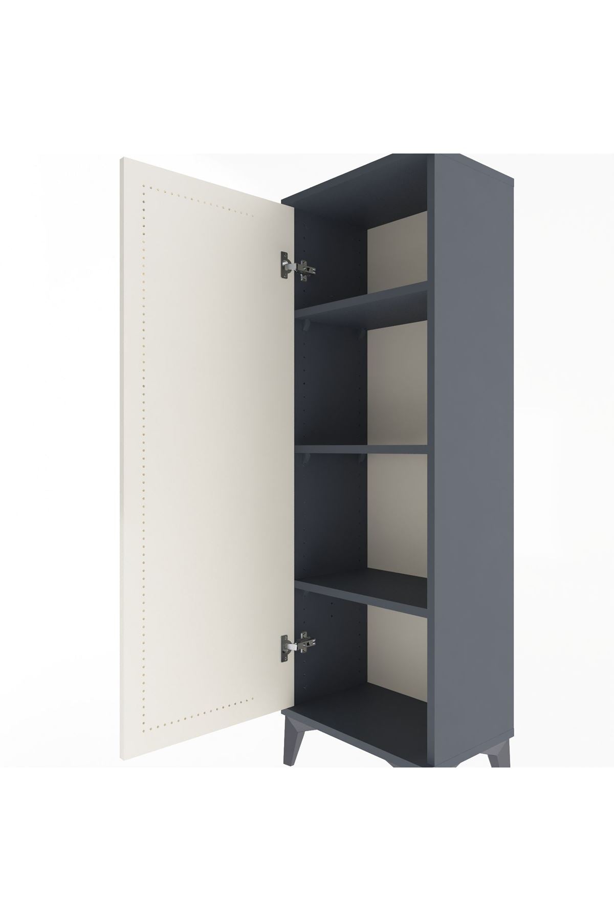 Arges Dolap 3 Raflı Tek Kapaklı 44x30x134 - S16M095V4A