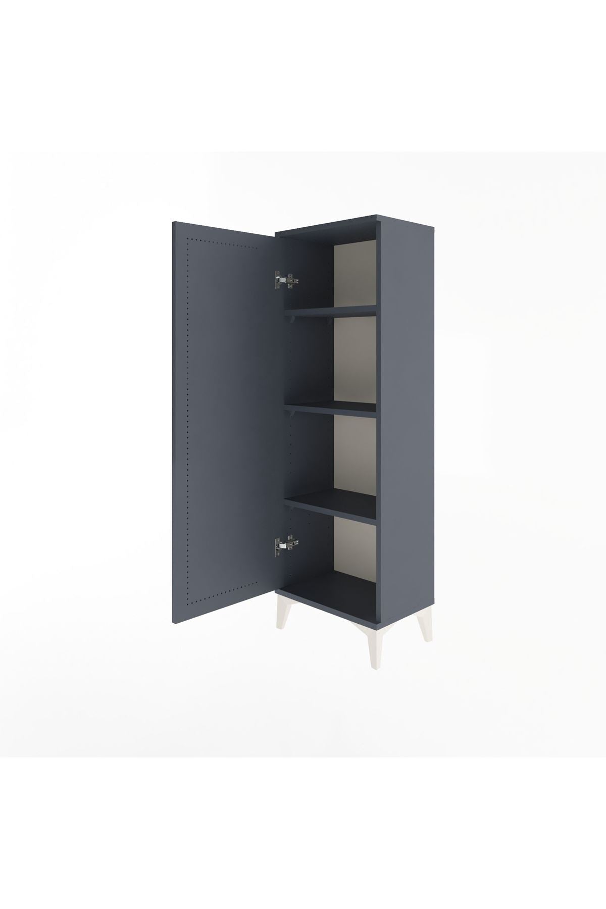 Arges Dolap 3 Raflı Tek Kapaklı 44x30x134 - S16M095V5A