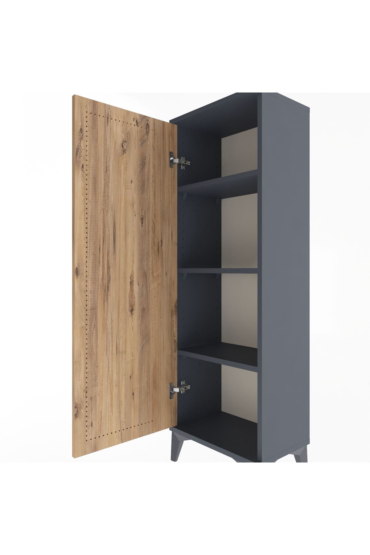 Arges Dolap 3 Raflı Tek Kapaklı 44x30x134 - S16M095V6A