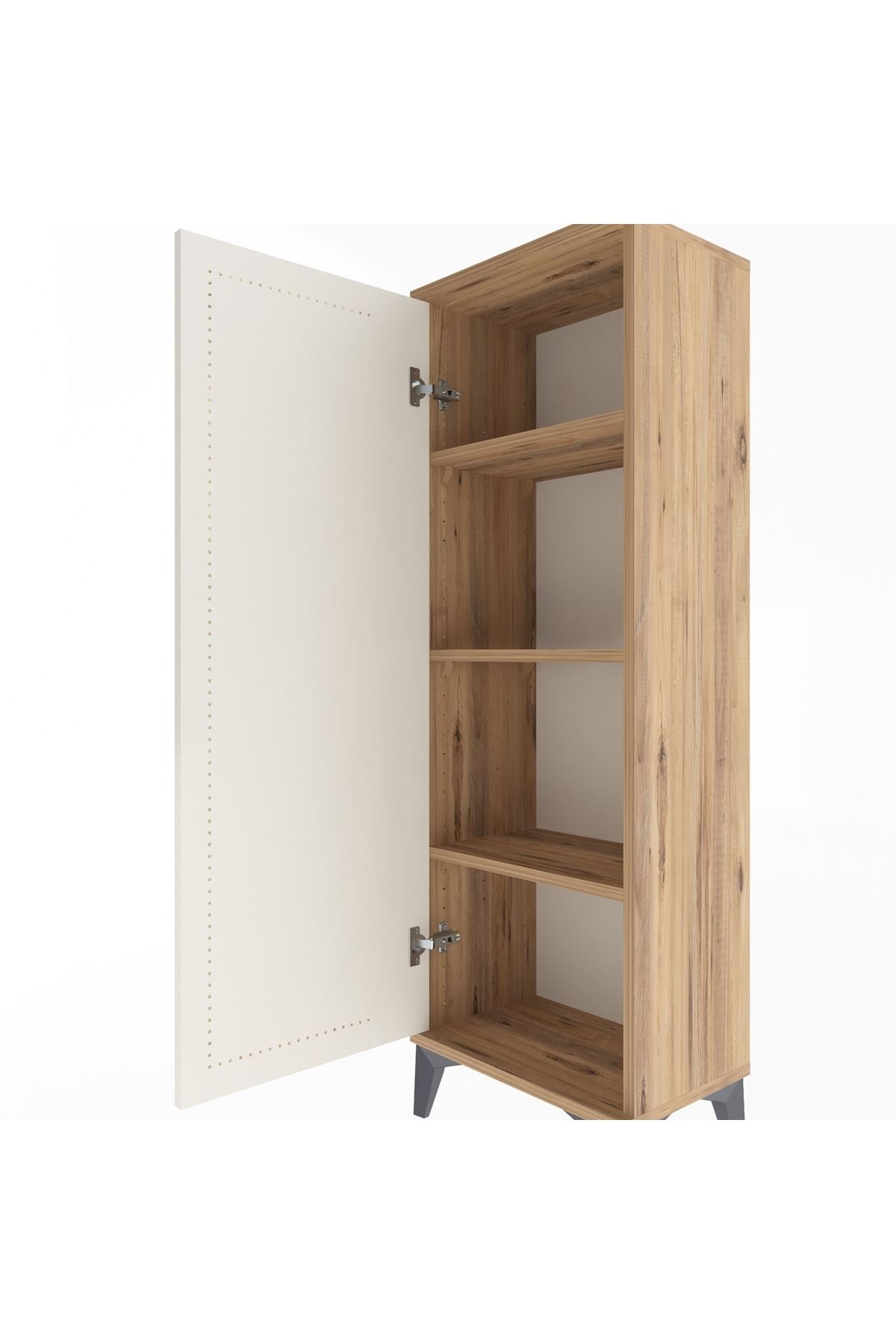 Arges Dolap 3 Raflı Tek Kapaklı 44x30x134 - S16M095V7A