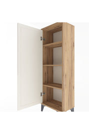Arges Dolap 3 Raflı Tek Kapaklı 44x30x134 - S16M095V7A