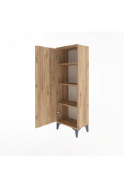 Arges Dolap 3 Raflı Tek Kapaklı 44x30x134 - S16M095V9A
