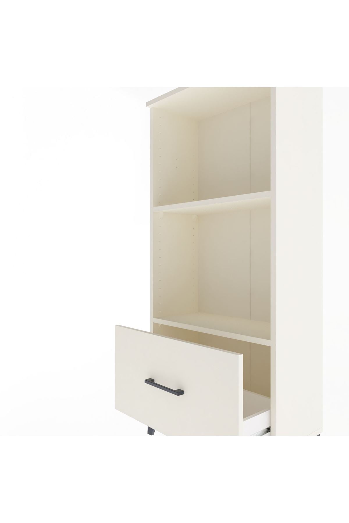 Arges Dolap Tek Raflı Tek Çekmeceli 60x30x134 - S17M002V1A
