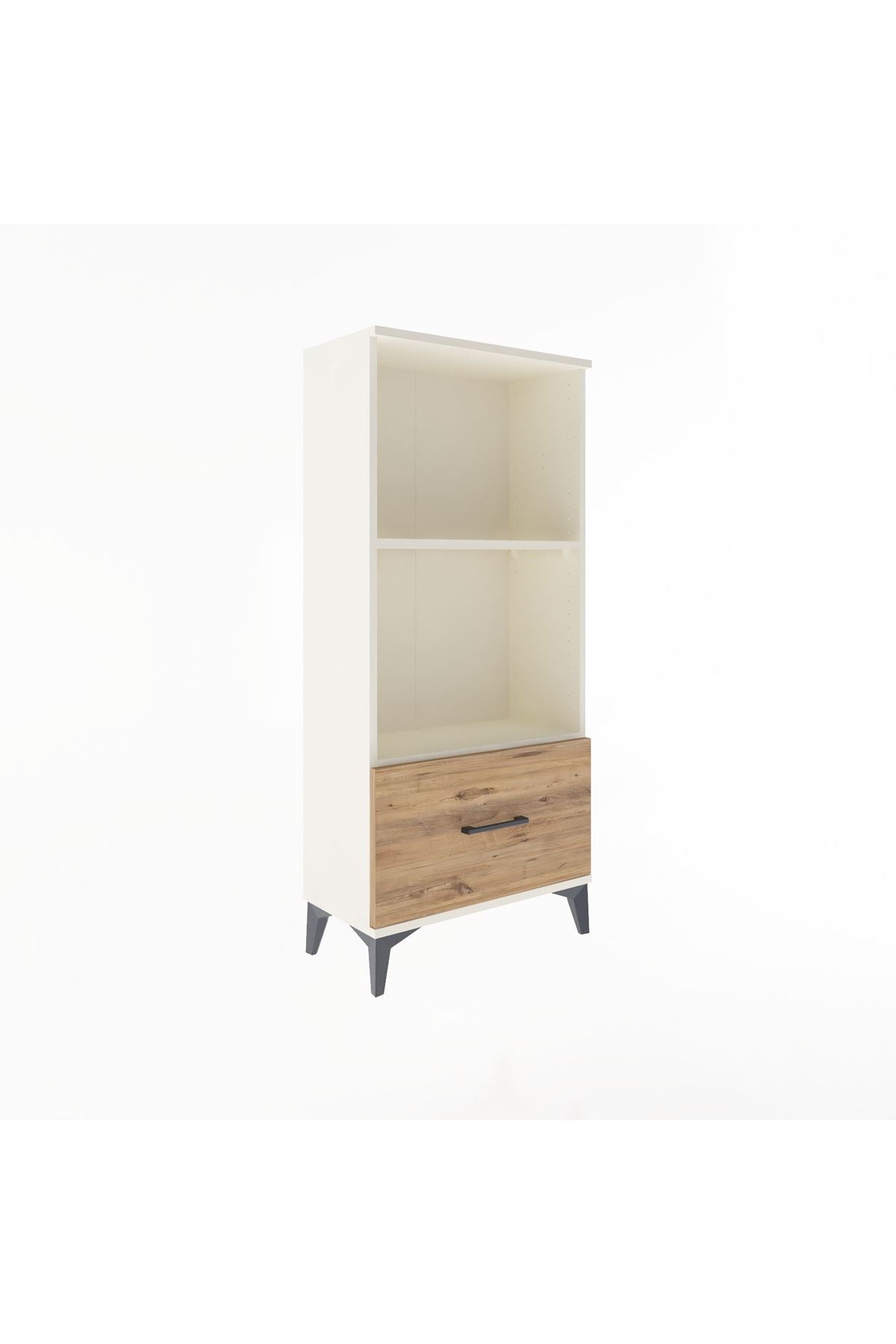 Arges Dolap Tek Raflı Tek Çekmeceli 60x30x134 - S17M002V3A