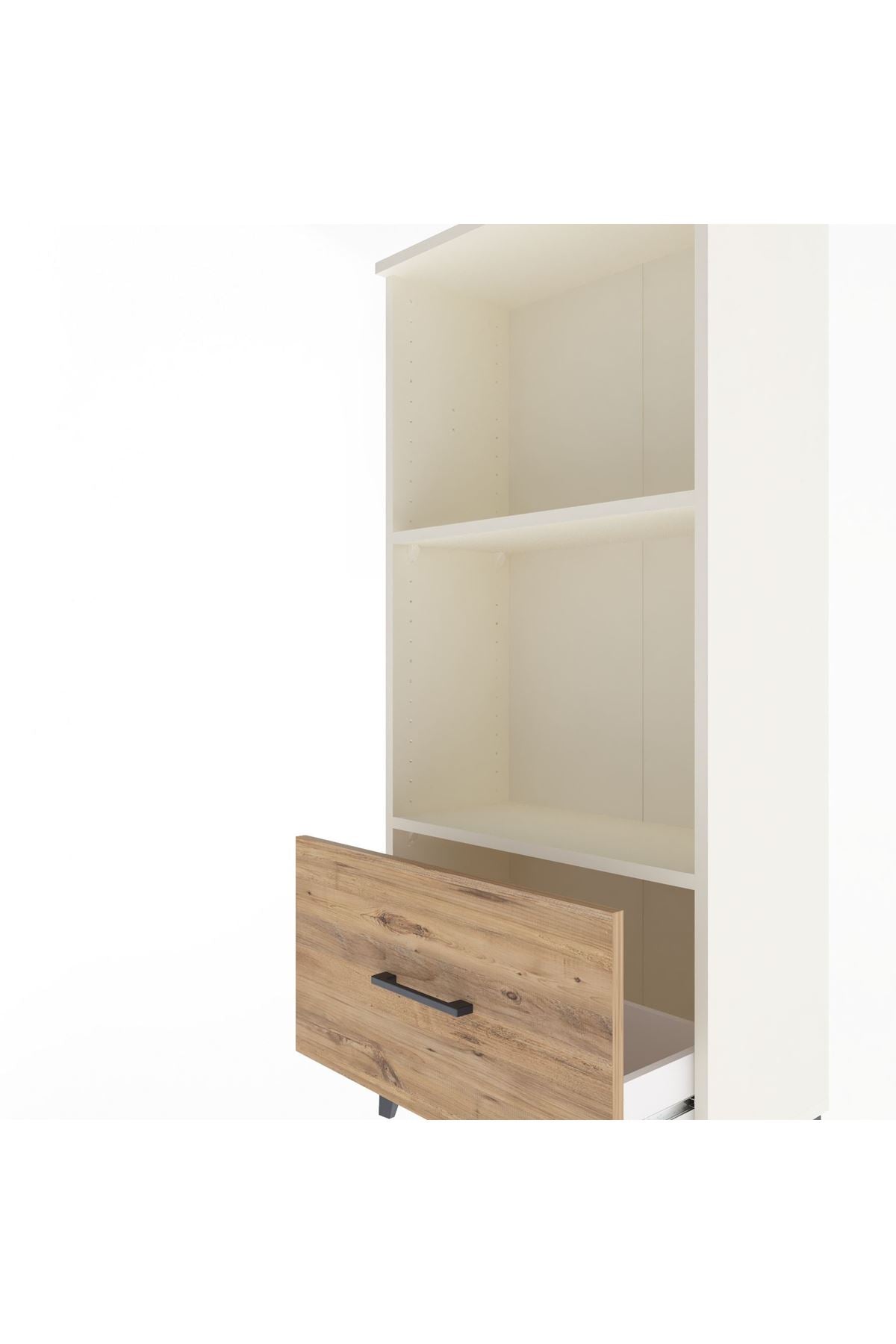 Arges Dolap Tek Raflı Tek Çekmeceli 60x30x134 - S17M002V3A