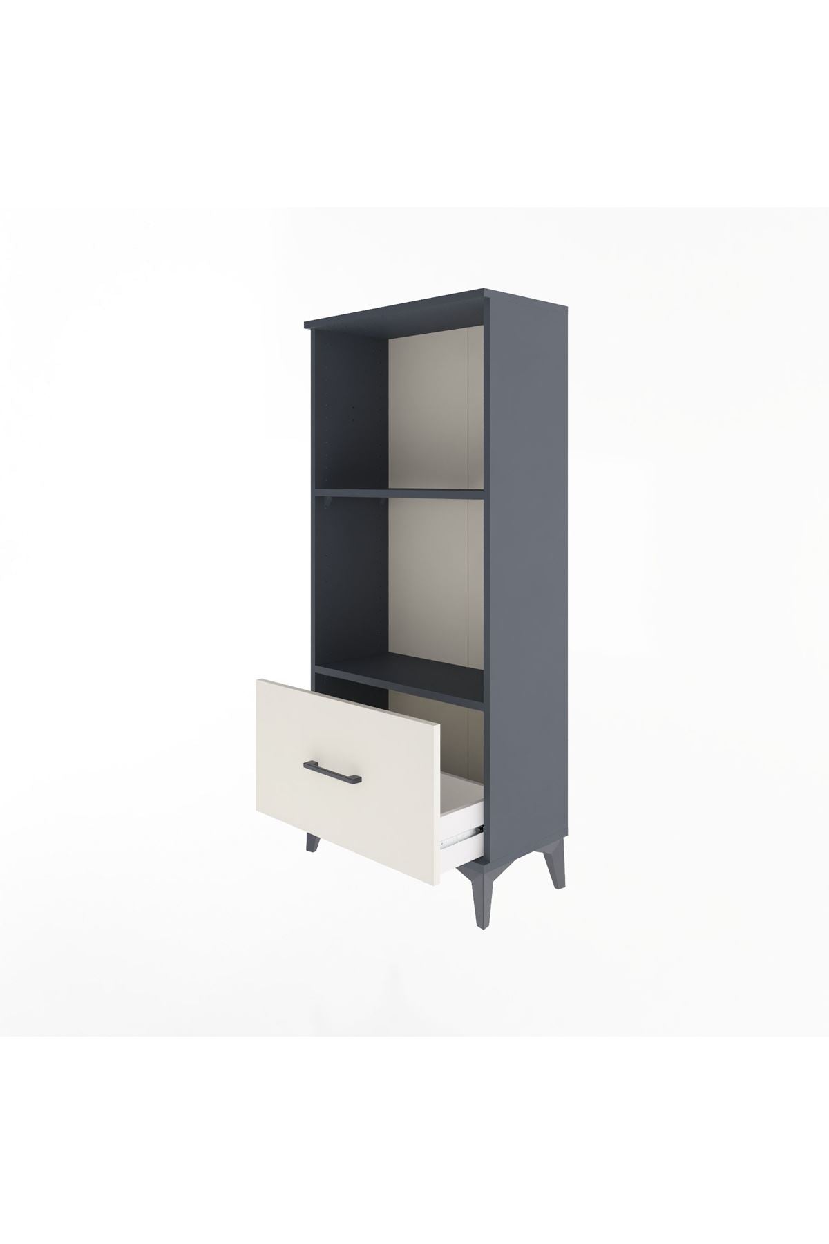 Arges Dolap Tek Raflı Tek Çekmeceli 60x30x134 - S17M002V4A