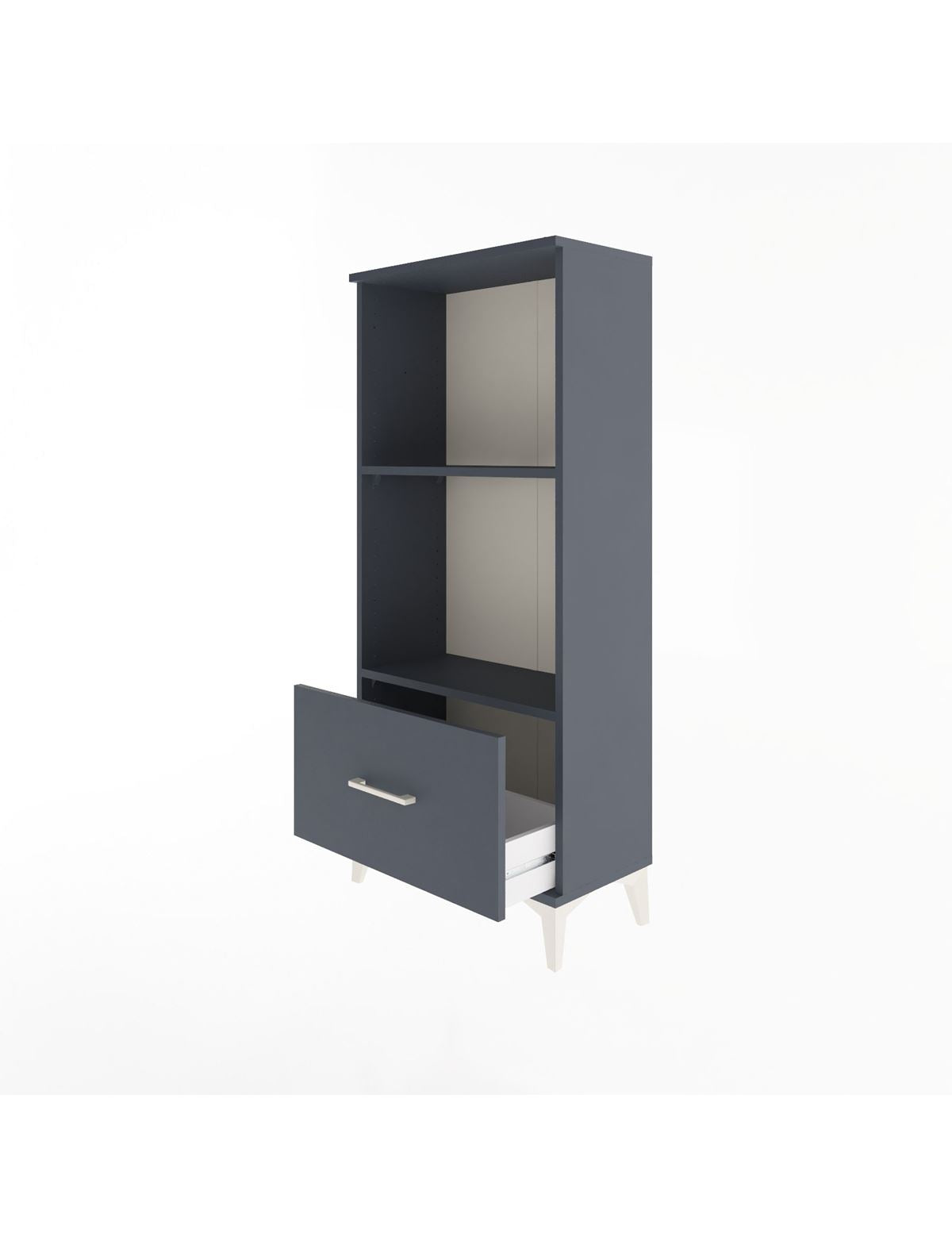 Arges Dolap Tek Raflı Tek Çekmeceli 60x30x134 - S17M002V5A