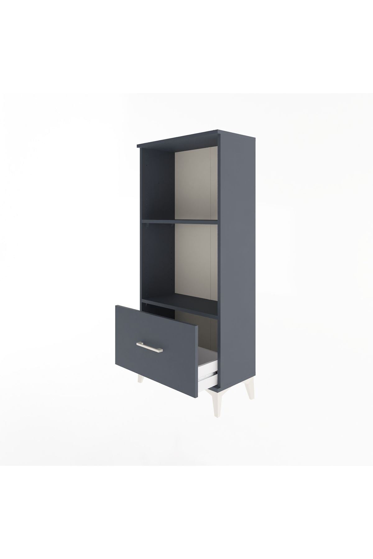 Arges Dolap Tek Raflı Tek Çekmeceli 60x30x134 - S17M002V5A