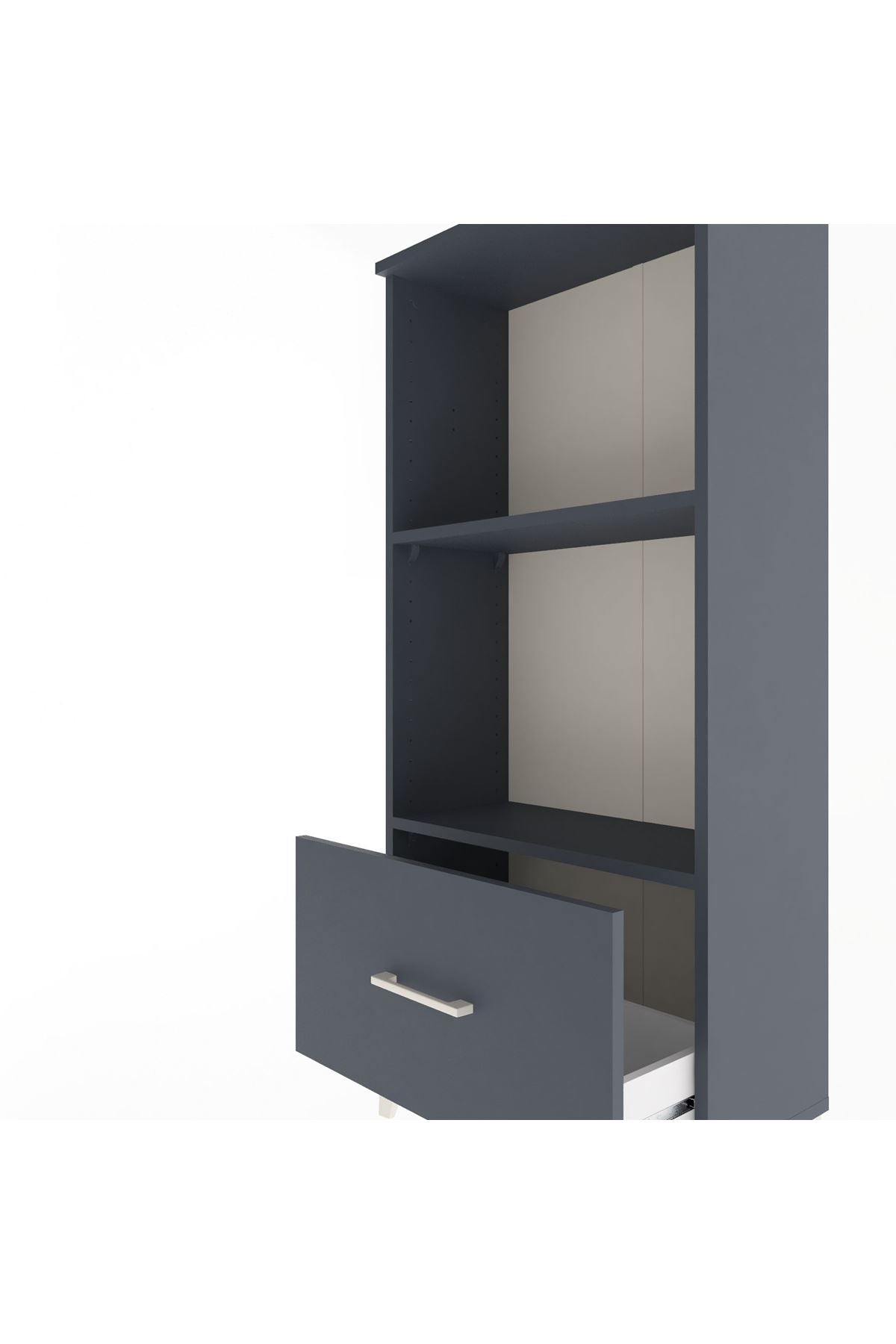 Arges Dolap Tek Raflı Tek Çekmeceli 60x30x134 - S17M002V5A