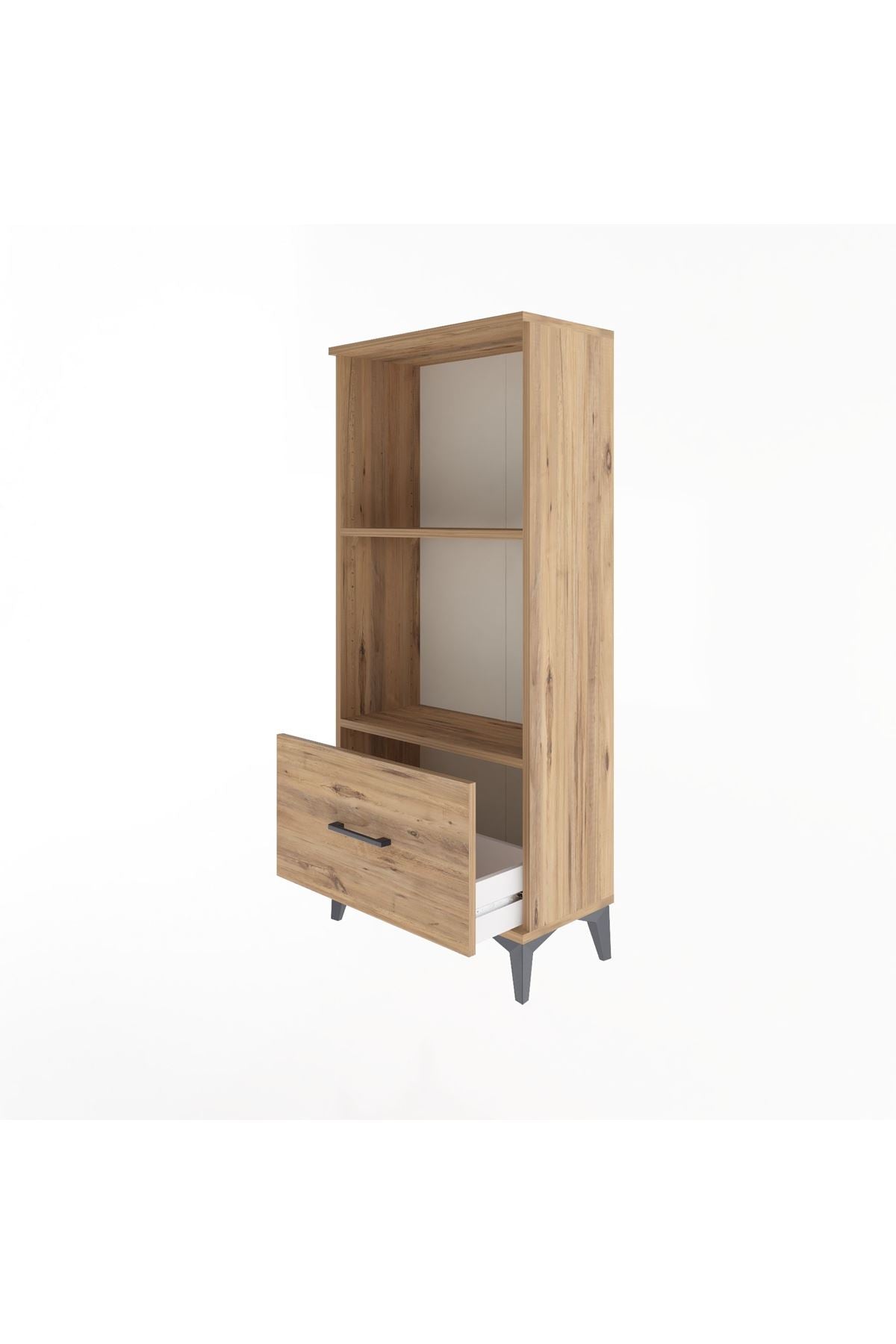 Arges Dolap Tek Raflı Tek Çekmeceli 60x30x134 - S17M002V9A