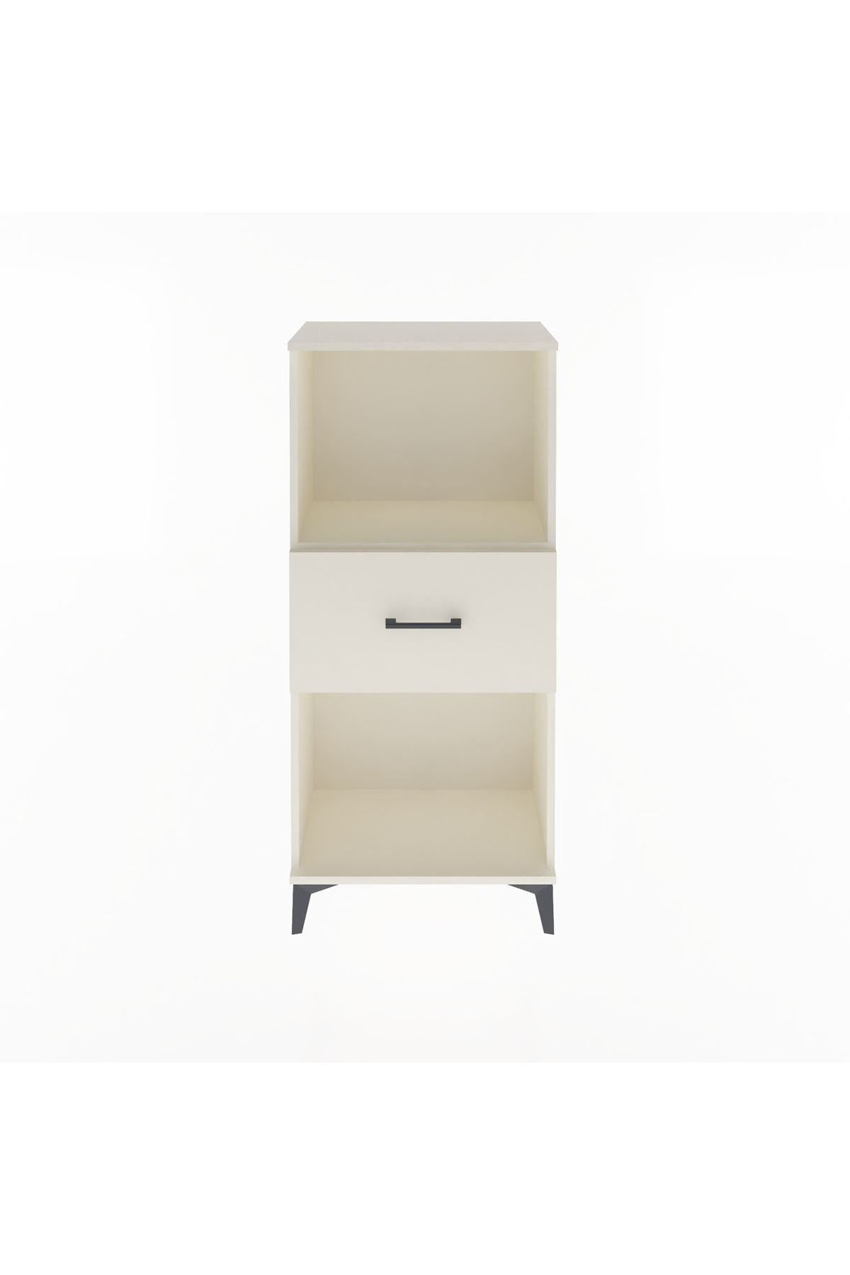 Arges Dolap Tek Raflı Tek Çekmeceli 60x30x134 - S17M003V1A