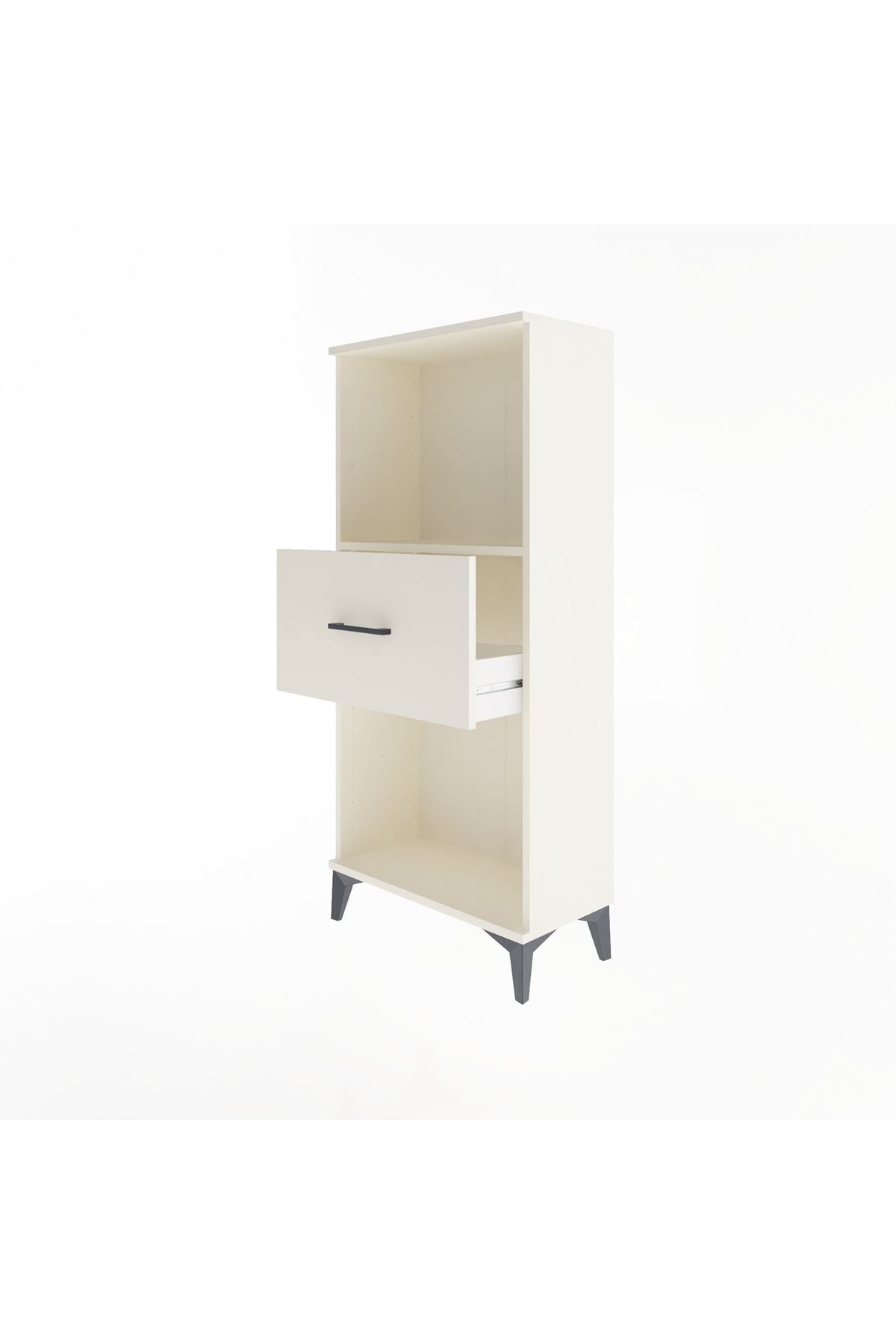 Arges Dolap Tek Raflı Tek Çekmeceli 60x30x134 - S17M003V1A