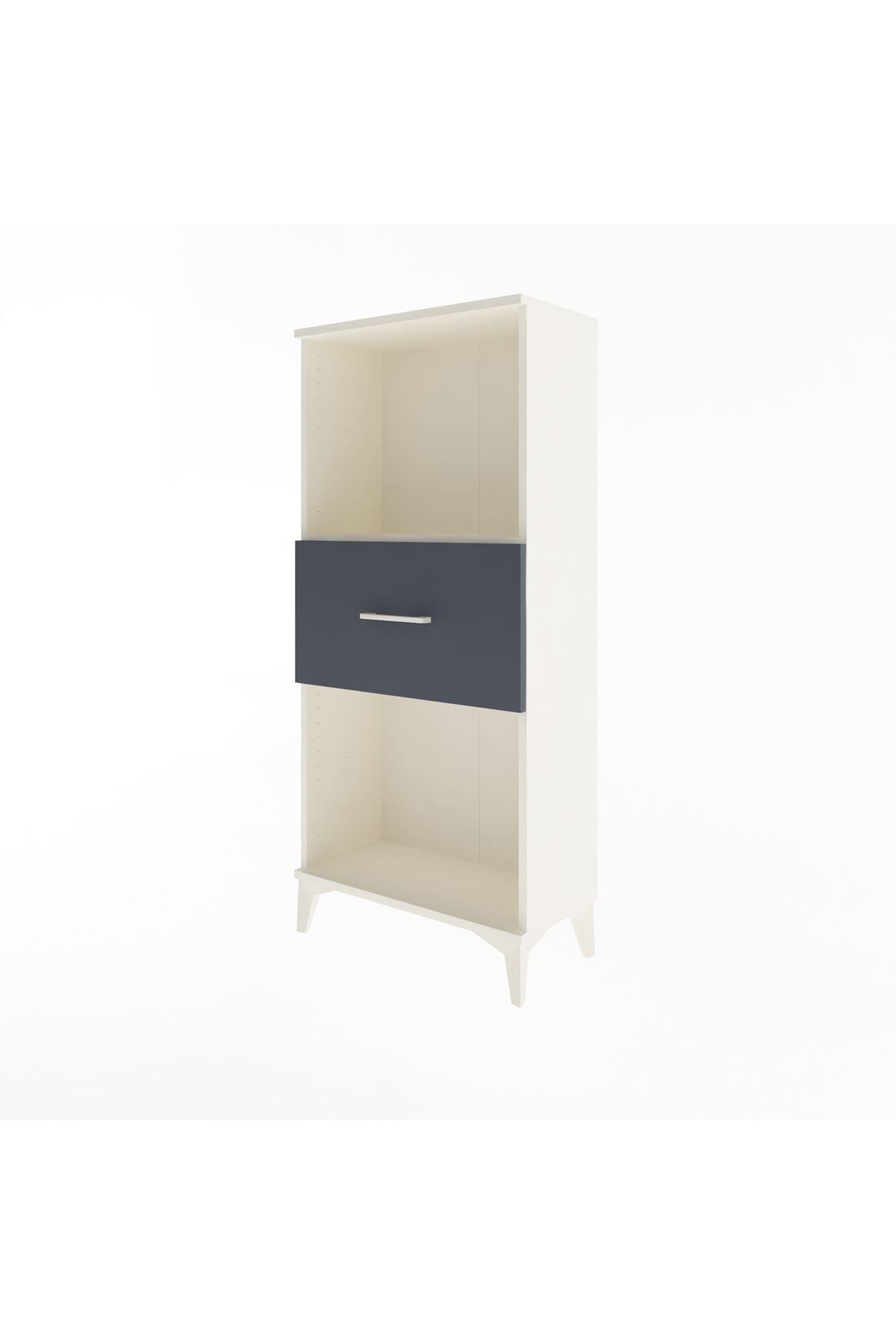 Arges Dolap Tek Raflı Tek Çekmeceli 60x30x134 - S17M003V2A