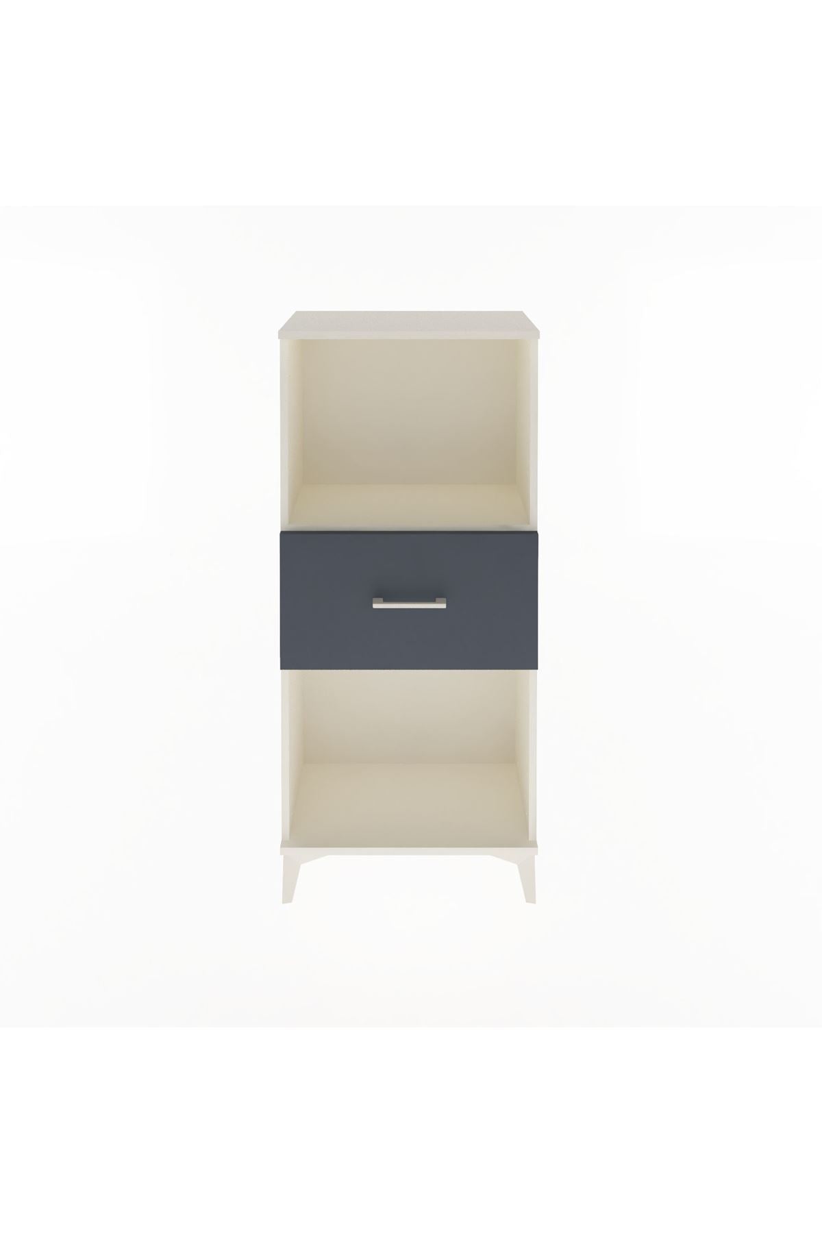 Arges Dolap Tek Raflı Tek Çekmeceli 60x30x134 - S17M003V2A