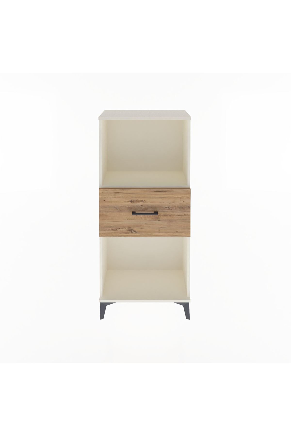 Arges Dolap Tek Raflı Tek Çekmeceli 60x30x134 - S17M003V3A