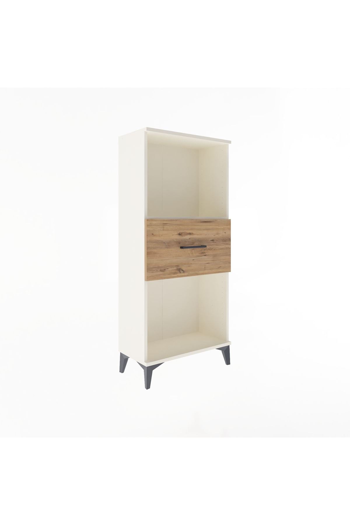Arges Dolap Tek Raflı Tek Çekmeceli 60x30x134 - S17M003V3A