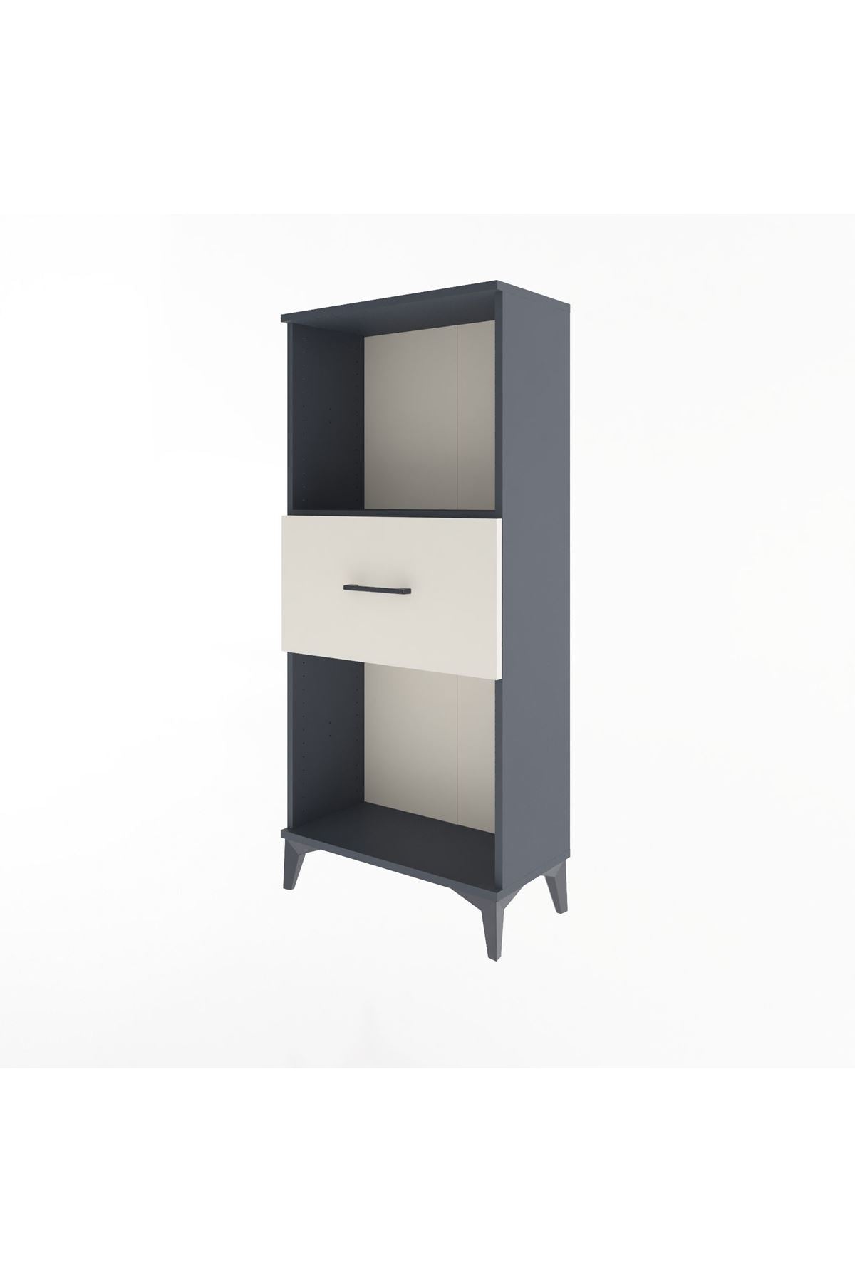 Arges Dolap Tek Raflı Tek Çekmeceli 60x30x134 - S17M003V4A