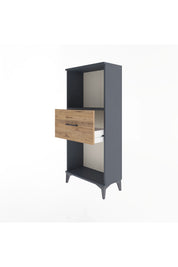 Arges Dolap Tek Raflı Tek Çekmeceli 60x30x134 - S17M003V6A