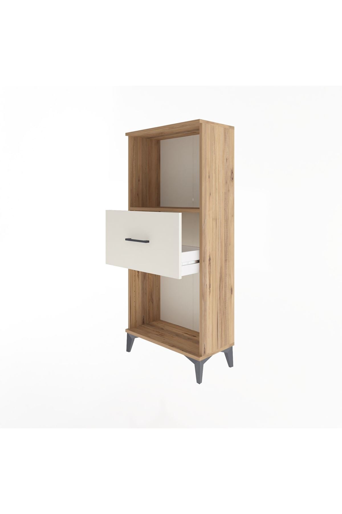 Arges Dolap Tek Raflı Tek Çekmeceli 60x30x134 - S17M003V7A