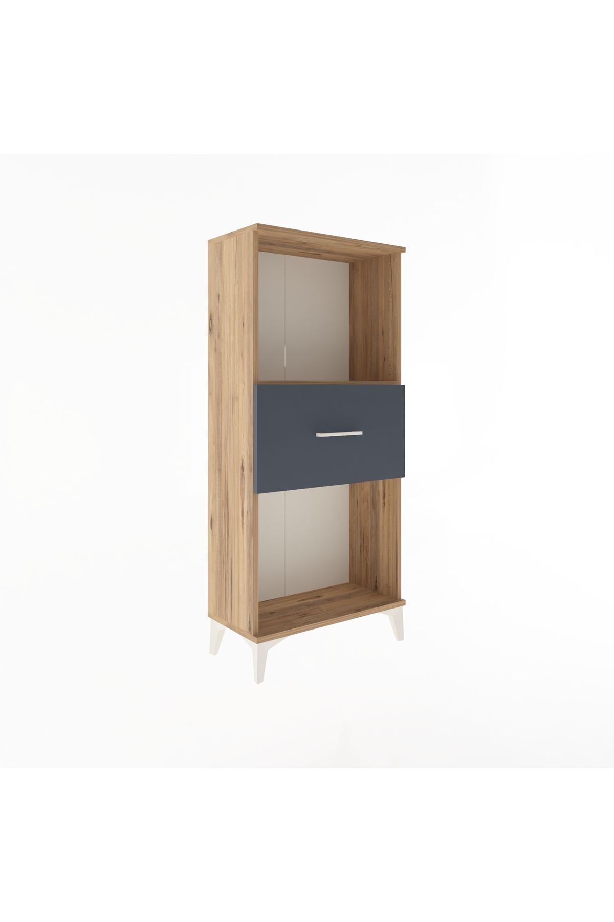 Arges Dolap Tek Raflı Tek Çekmeceli 60x30x134 - S17M003V8A