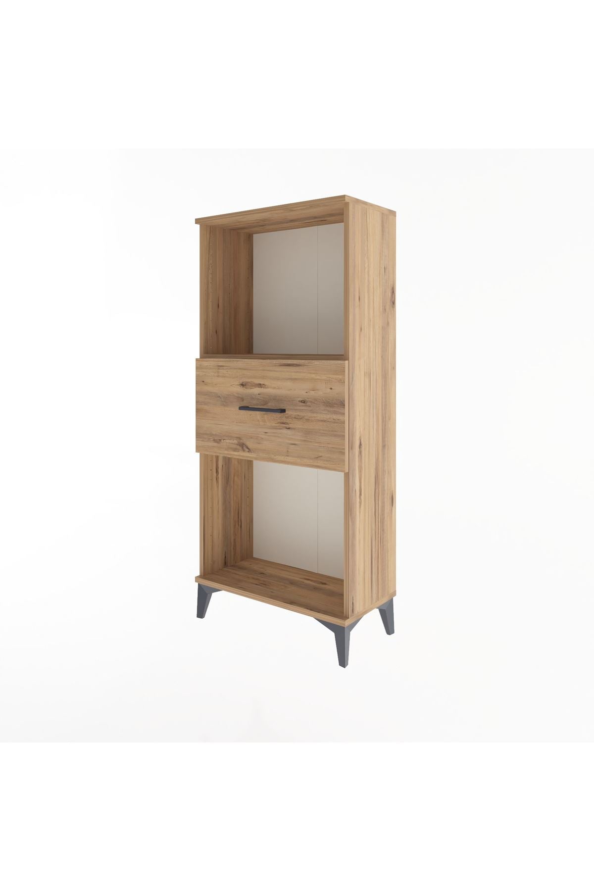 Arges Dolap Tek Raflı Tek Çekmeceli 60x30x134 - S17M003V9A