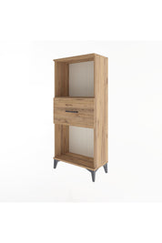 Arges Dolap Tek Raflı Tek Çekmeceli 60x30x134 - S17M003V9A