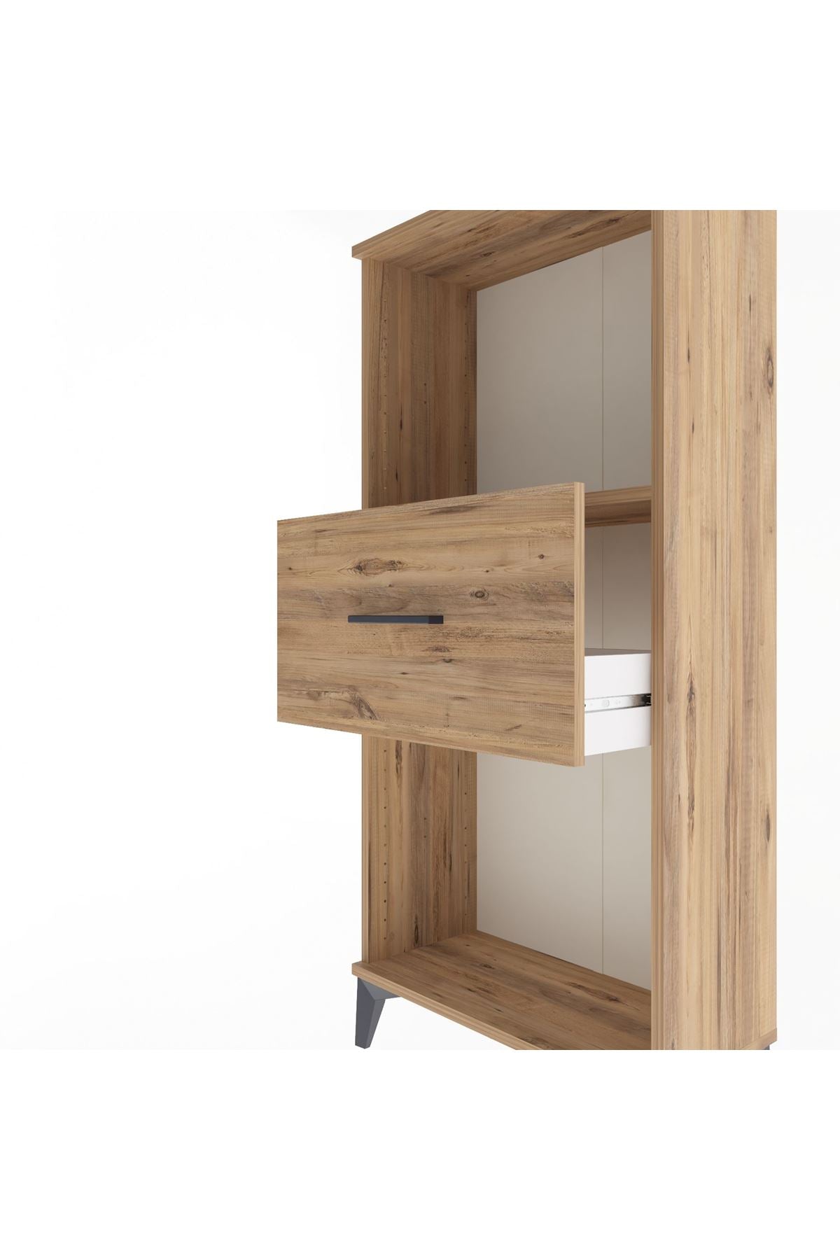 Arges Dolap Tek Raflı Tek Çekmeceli 60x30x134 - S17M003V9A