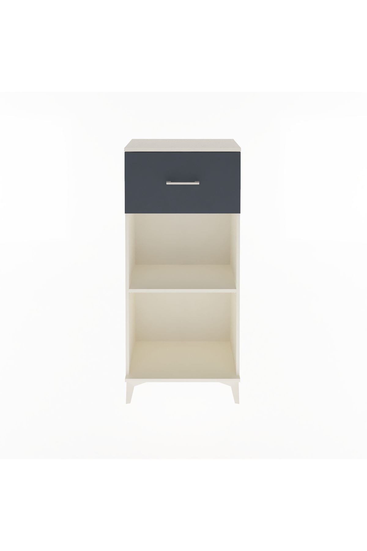 Arges Dolap Tek Raflı Tek Çekmeceli 60x30x134 - S17M004V2A