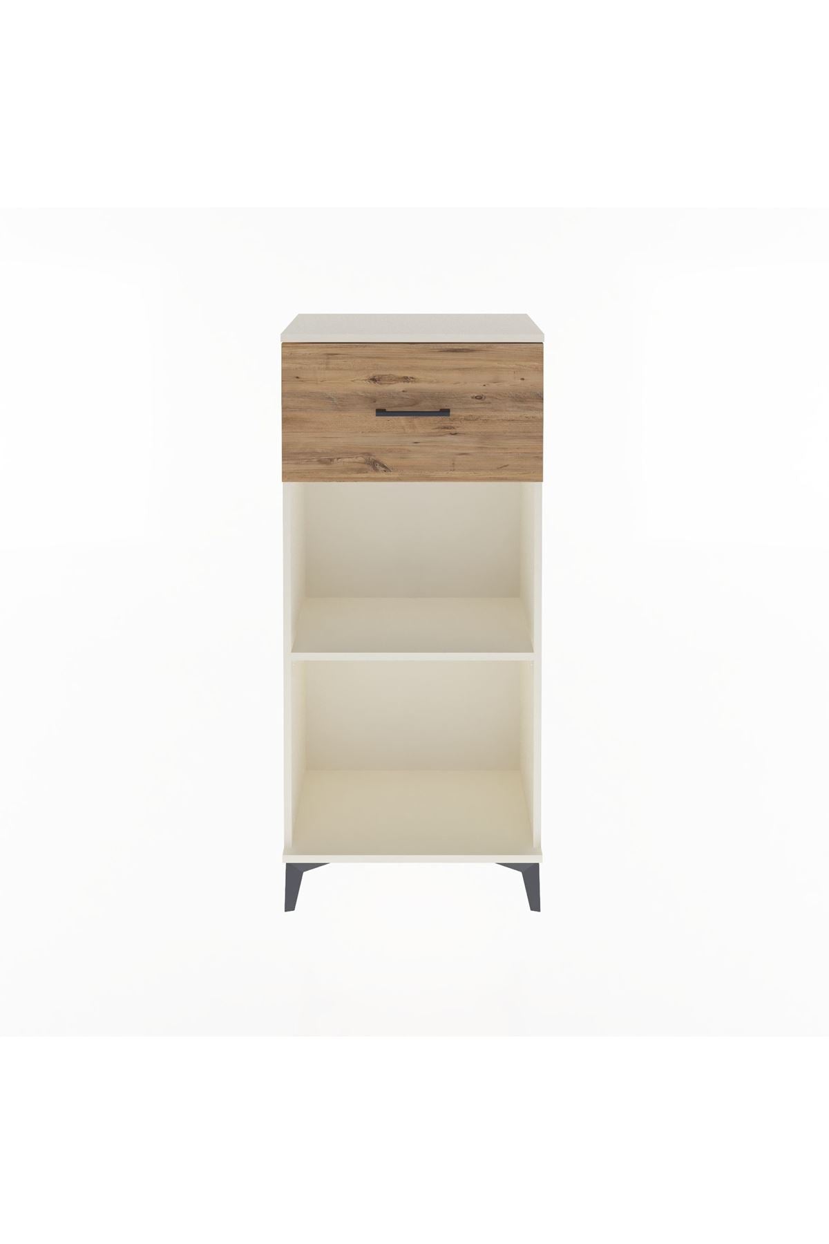 Arges Dolap Tek Raflı Tek Çekmeceli 60x30x134 - S17M004V3A